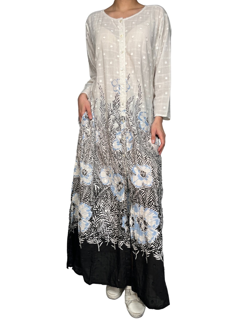 Roller Rabbit 100% Cotton Button Down Dress